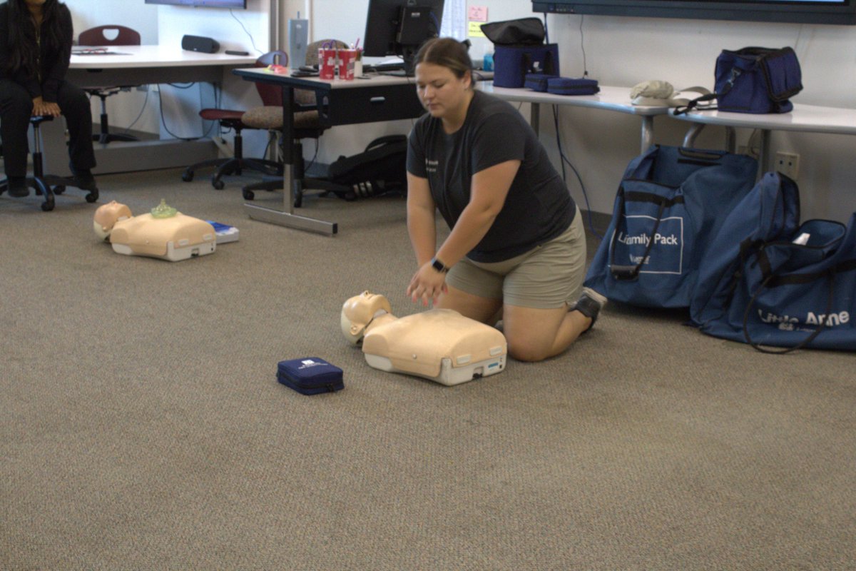 On Friday, our Innovation and Entrepreneurship (I &amp; E) lab completed CPR training.  All of our labs complete CPR and basic medical training as part of their programs.  These life saving skills are valuable, no matter the profession our students choose to go into.