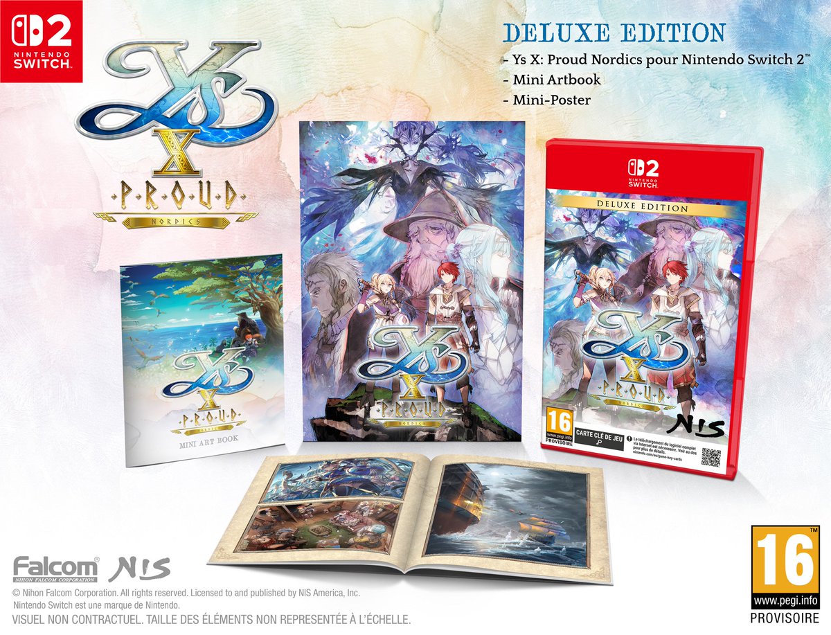 JFG_LeShop's tweet photo. 🚀 La #NintendoSwitch2 se prépare à accueillir des pépites en édition Deluxe !

✨ Starbites
✨ YS X: Proud Nordics
✨ The Legend Of Heroes: Trails Beyond The Horizon
✨ Disgaea 7 Complete

Précommandez dès maintenant sur le Shop Just For Games ➡️ https://t.co/Qh1el4yf53 https://t.co/fNf1T3xNJJ