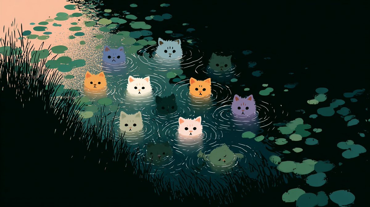 AiMeowing's tweet photo. wallpaper for you iPad or desktop https://t.co/Ael3JeNagK