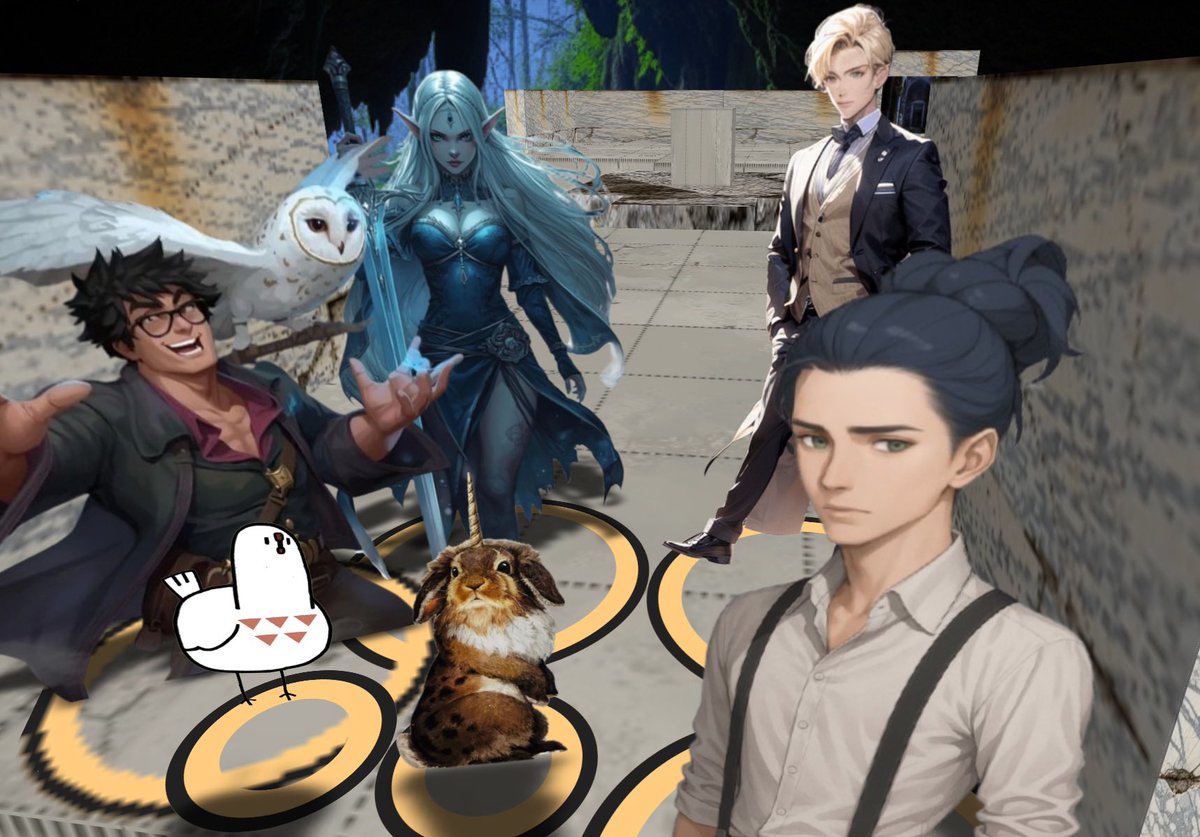 DMメットさん『4級魔法使い試験を突破せよ‼︎』後半！
さいっこーのPTで水やらダンジョンやら謎解きも乗り越えてラストバトル！
次々と現る刺客に呪文が突き刺さり歓声をあげてはシャタる⚔️ボスが散ってEPで悪事を暴き、拍手喝采で試験突破！
参加できて光栄でした！仲間最高…！楽しかった！
#dndj