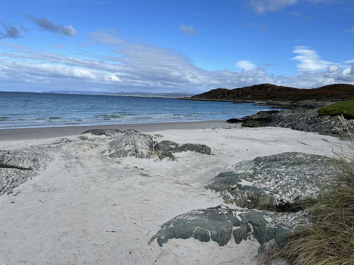 One of the twin beaches on Gigha.