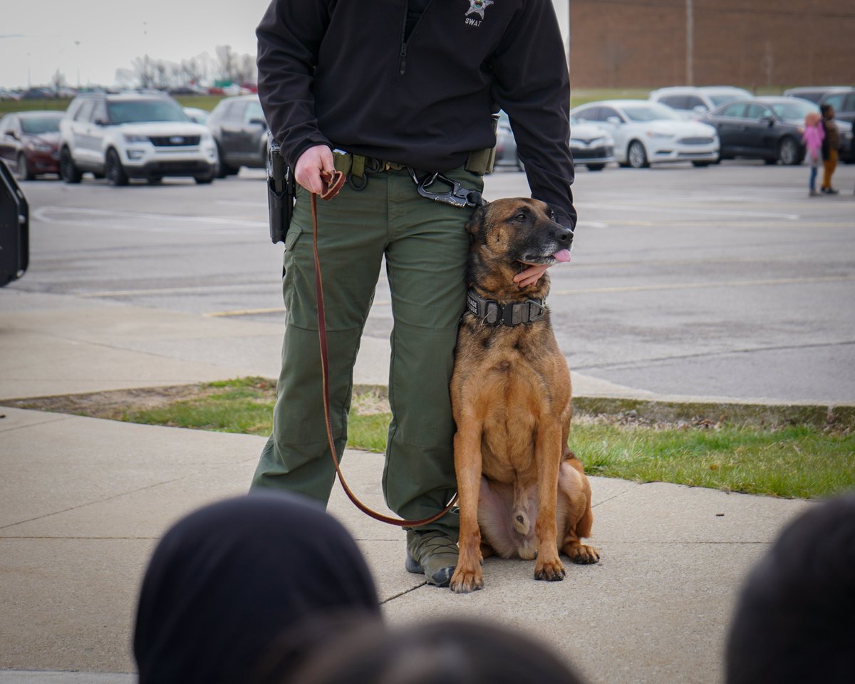 AllenCoSheriff's tweet image. 🎂🐾 𝗛𝗮𝗽𝗽𝘆 𝟲𝘁𝗵 𝗕𝗶𝗿𝘁𝗵𝗱𝗮𝘆 𝘁𝗼 𝗞𝟵 𝗗𝗲𝘀𝗺𝗼 🐾🎂

Whether he’s on patrol with Officer Gregory, backing up SWAT, or showing off at demos, K9 Desmo proves every day he’s the top dog.

Help us wish him the happiest birthday! 🎉

#ACPD #SWAT #k9handler #k9dogs #k9