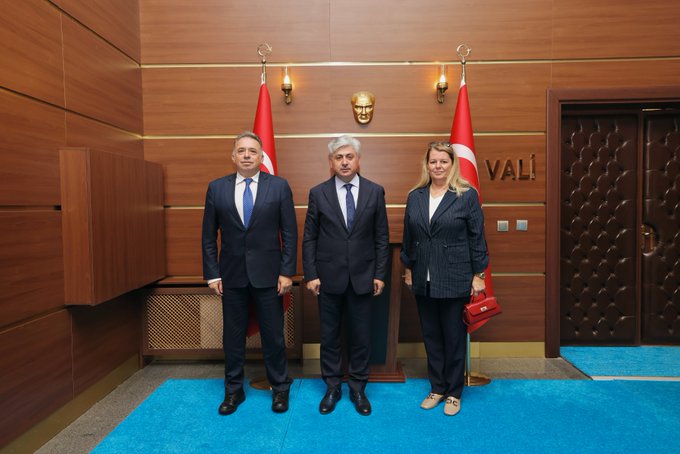 Sakarya Valisi Rahmi Doğan, önemli misafirleri ağırladı