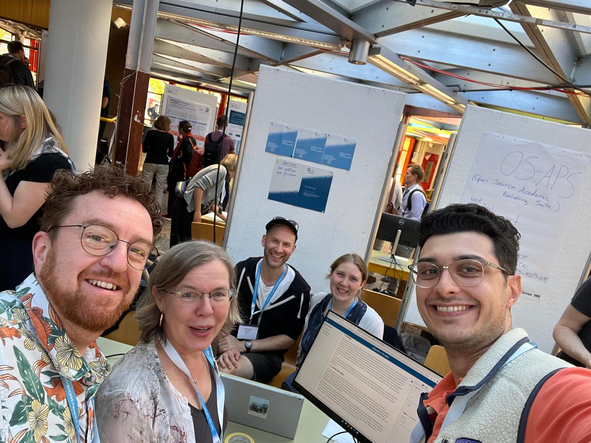 Zusammen mit der SUB Göttingen haben wir OS-APS bei den OA-Tagen vorgestellt. #oa #opensource