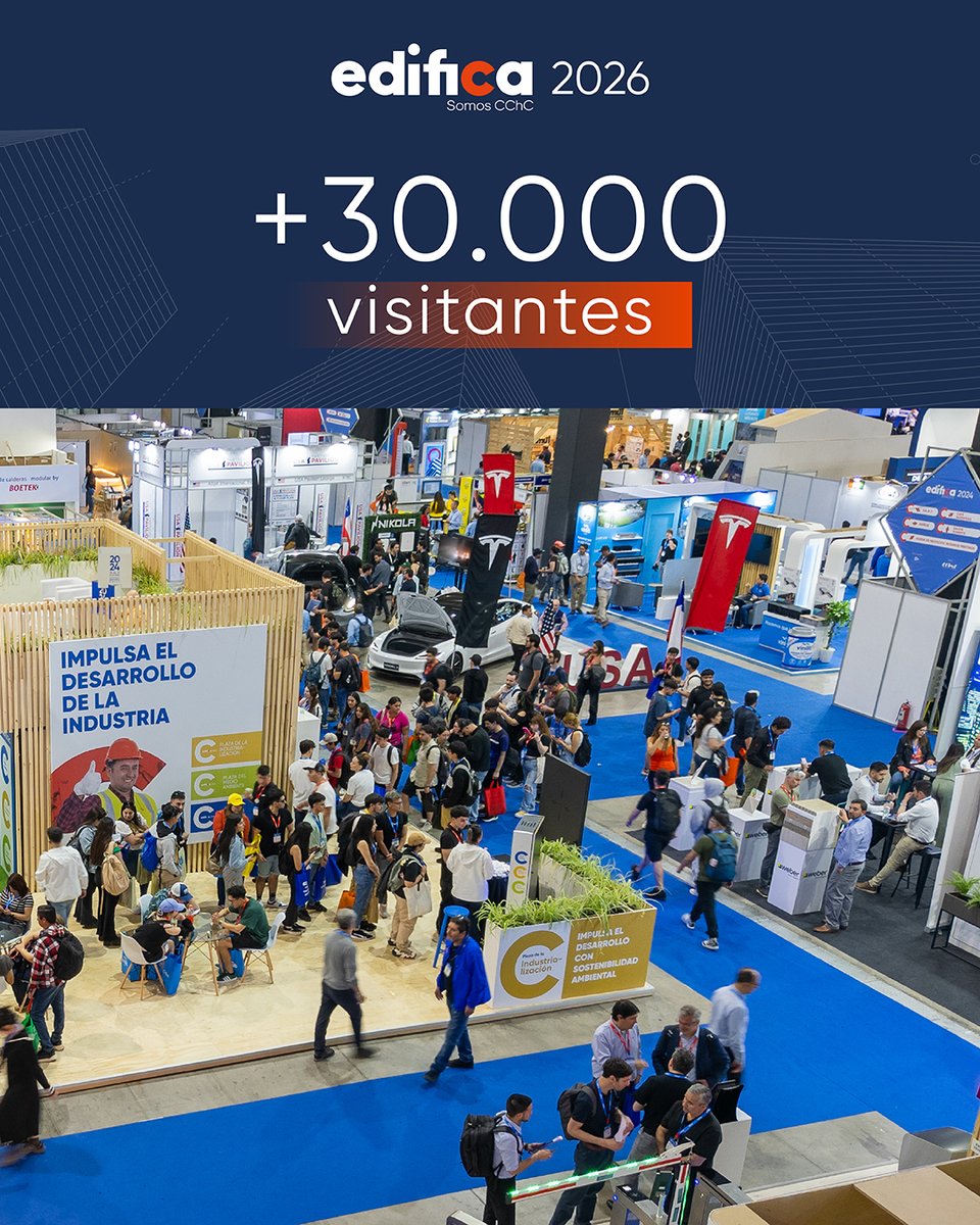 ¿Eres parte de la industria de la construcción? 👷🏻‍♂👷🏻‍♀

En <a href="/ExpoEdifica/">Edifica</a> 2026 encontrarás el espacio donde la innovación, los negocios y las oportunidades se hacen realidad.

Resultados de la última edición (2024):

🔵 Más de 600 expositores.
🟠 30.000 visitantes