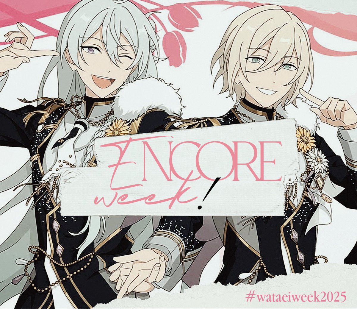 wteiweek's tweet photo. ⟢ thank you for all the wonderful contributions to #wataeiweek2025 up until now 🤍 

for anyone who didn’t have the chance to finish their fanwork in time, the event’s encore week starts now ⭐️
for the next seven days mod will stay online to retweet any late entries! 🕊️🍵 https://t.co/VMr9sfXgD2