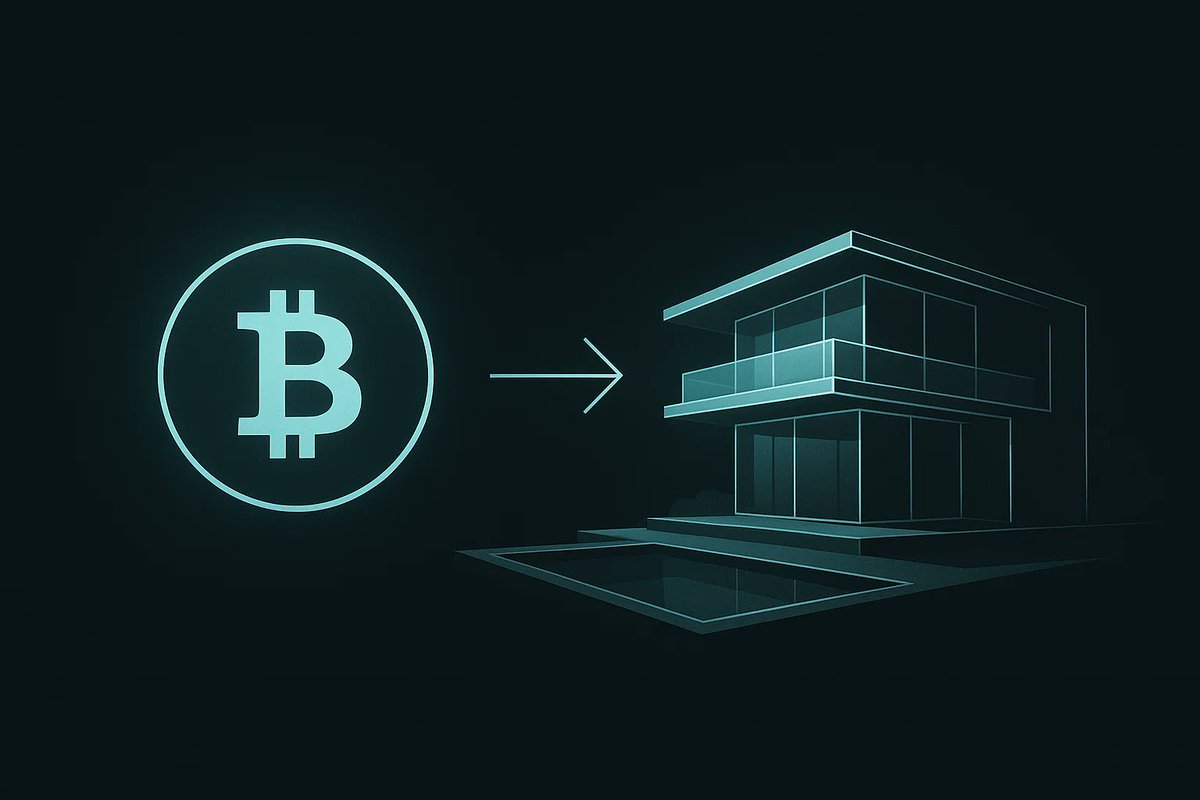 kacper_dxb's tweet photo. Crypto to bricks

In Dubai, you can buy property via BTC/ETH through licensed partners (funds settle in AED), and developers are moving into tokenisation. 

The direction of travel is clear. https://t.co/Zi28Ztpei2