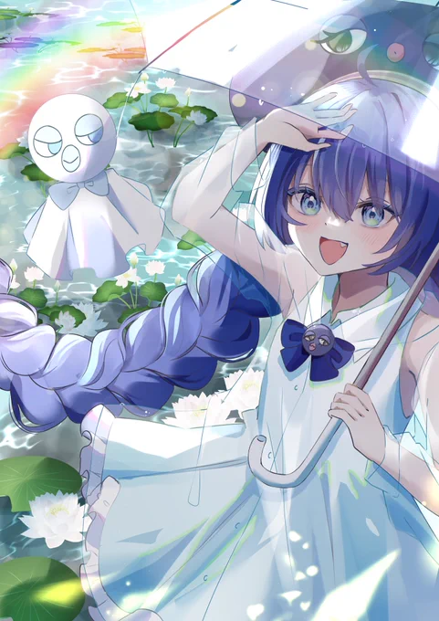 雨上がり #音街ウナ #音街ウナ9周年イラストコンテスト #ウナート