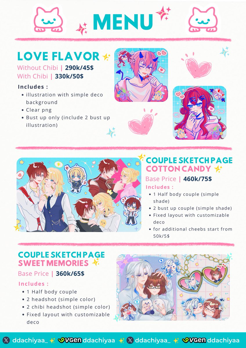 Ddachiyaa_'s tweet photo. ✩RT ARE HIGHLY APPRECIATED!✩

Hello i'm currently opening my commission ! 

Form : https://t.co/kbboPdUC1k
more info : https://t.co/ghB3WKZjOJ
if you have any quetions feel free to dm me on twt
(˶˃ ᵕ ˂˶)

#opencommissions #Commission #commissionopen #artidn #cia_cm https://t.co/4Y0XVN04en