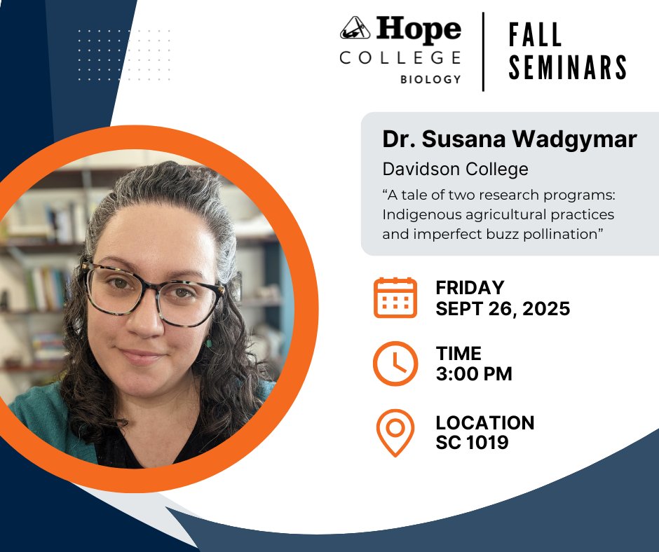 Join us for Dr. Susana Wadgymar's seminar this Friday at 3pm!