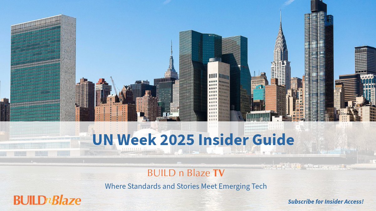 BuildnBlazeTV's tweet photo. UN Week = action! 🌍

🔴 Watch #DigitalCooperationDay LIVE in 30 minutes with global leaders shaping tech: https://t.co/L7bEz1FeNk.

🎬 Unlock @BuildnBlazeTV’s UNGA 2025 ‘Insider Pass’: https://t.co/t72Wka9idn. Will you #GrabASeat?

#BuildnBlazeTV #UNWeek2025 #InsiderGuide https://t.co/BM1BN1RAWj
