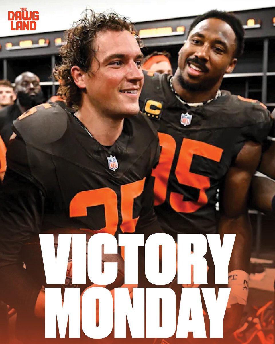 Happy Victory Monday Browns Fan!!!

#Browns || #DawgPound