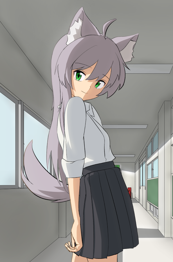 RT @TAQuOsakana: 学校で振り向いてくれたウルフちゃん #うるふちゃんFA
