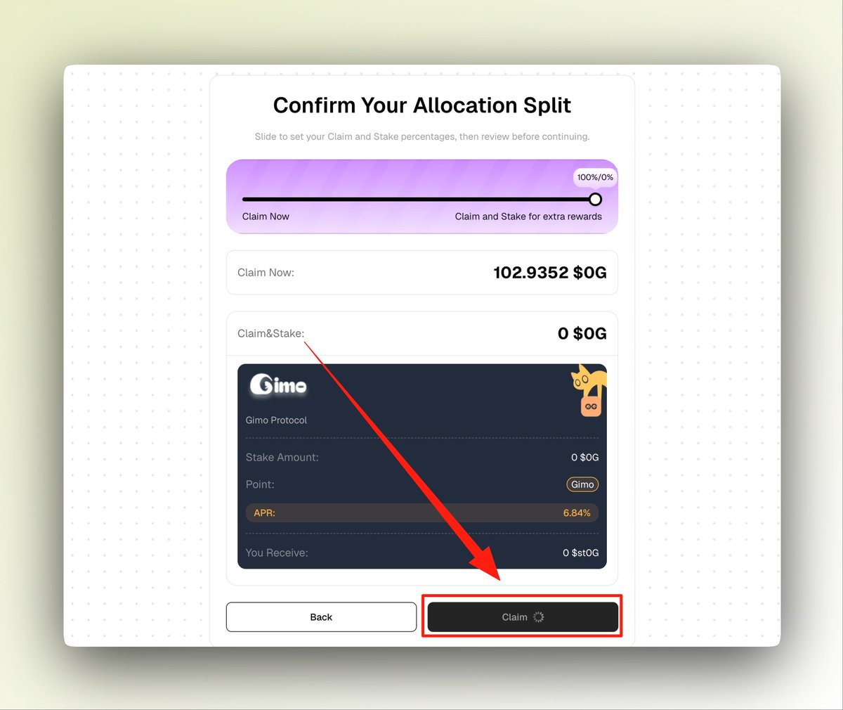 又是感谢Kaito 的一天，0G 给了Kaito 质押用户空投之前做过任务的账号查询没有空投，想着不会有了，结果今天小伙伴提醒