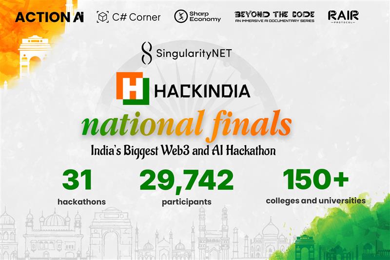 HackIndiaXYZ's tweet image. This isn’t just a hackathon.
This is India’s tech revolution. 🚀
The #HackIndia 2025 National Finale is happening on 𝐒𝐞𝐩𝐭𝐞𝐦𝐛𝐞𝐫 𝟐𝟔 at @TheLeelaHotels, Delhi 🎉
After 𝟑𝟏 𝐡𝐚𝐜𝐤𝐚𝐭𝐡𝐨𝐧𝐬, 𝟐𝟗,𝟕𝟒𝟐 𝐩𝐚𝐫𝐭𝐢𝐜𝐢𝐩𝐚𝐧𝐭𝐬, and 𝟏𝟓𝟎+ 𝐮𝐧𝐢𝐯𝐞𝐫𝐬𝐢𝐭𝐢𝐞𝐬,…
