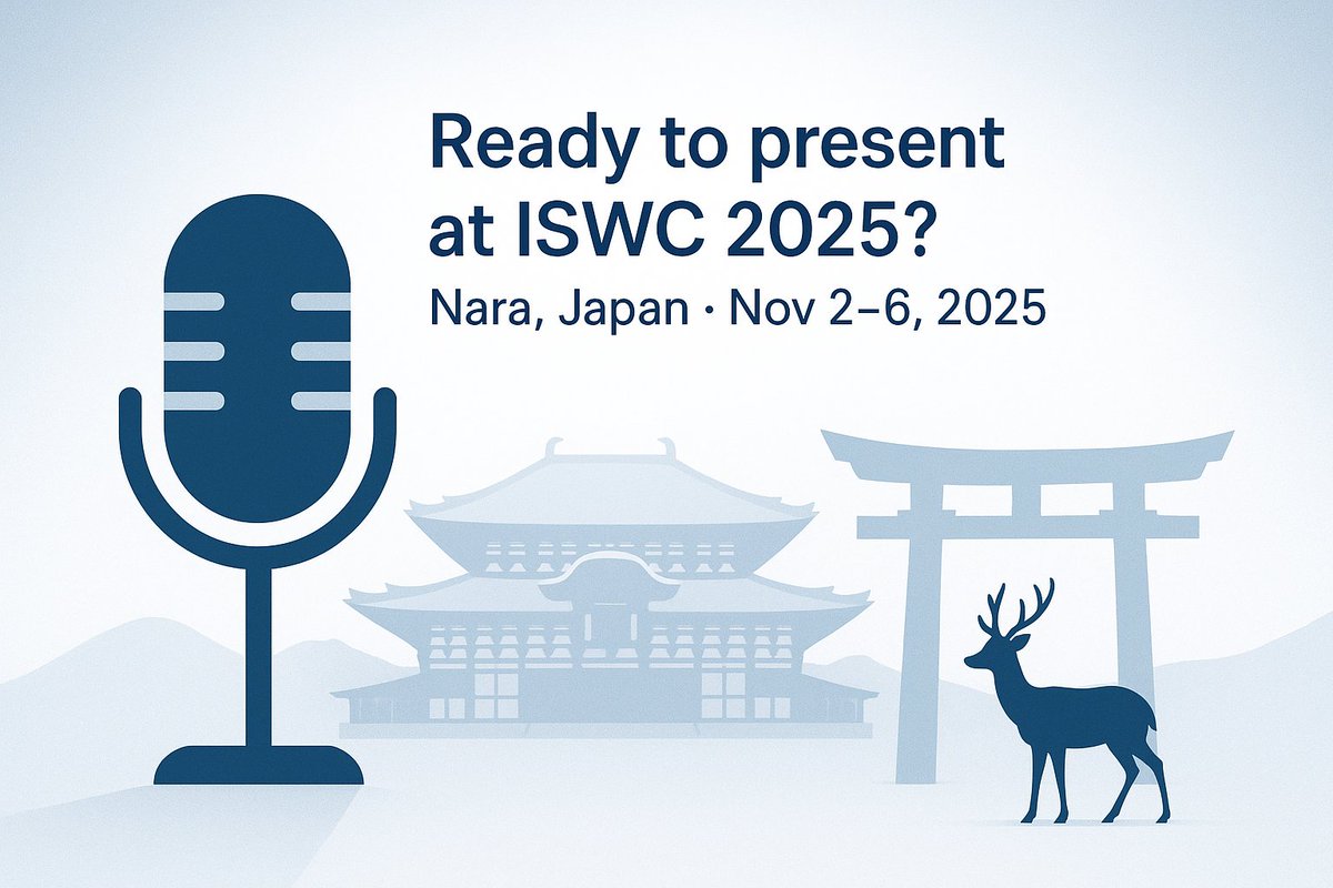 iswc_conf's tweet image. 🎤 Presenting at #ISWC2025? 

Check out our blog for tips, insights, and what to expect!
🔗 iswc2025.semanticweb.org/#/blogs/presen…

#SemanticWeb #KnowledgeGraphs #AI #LLM