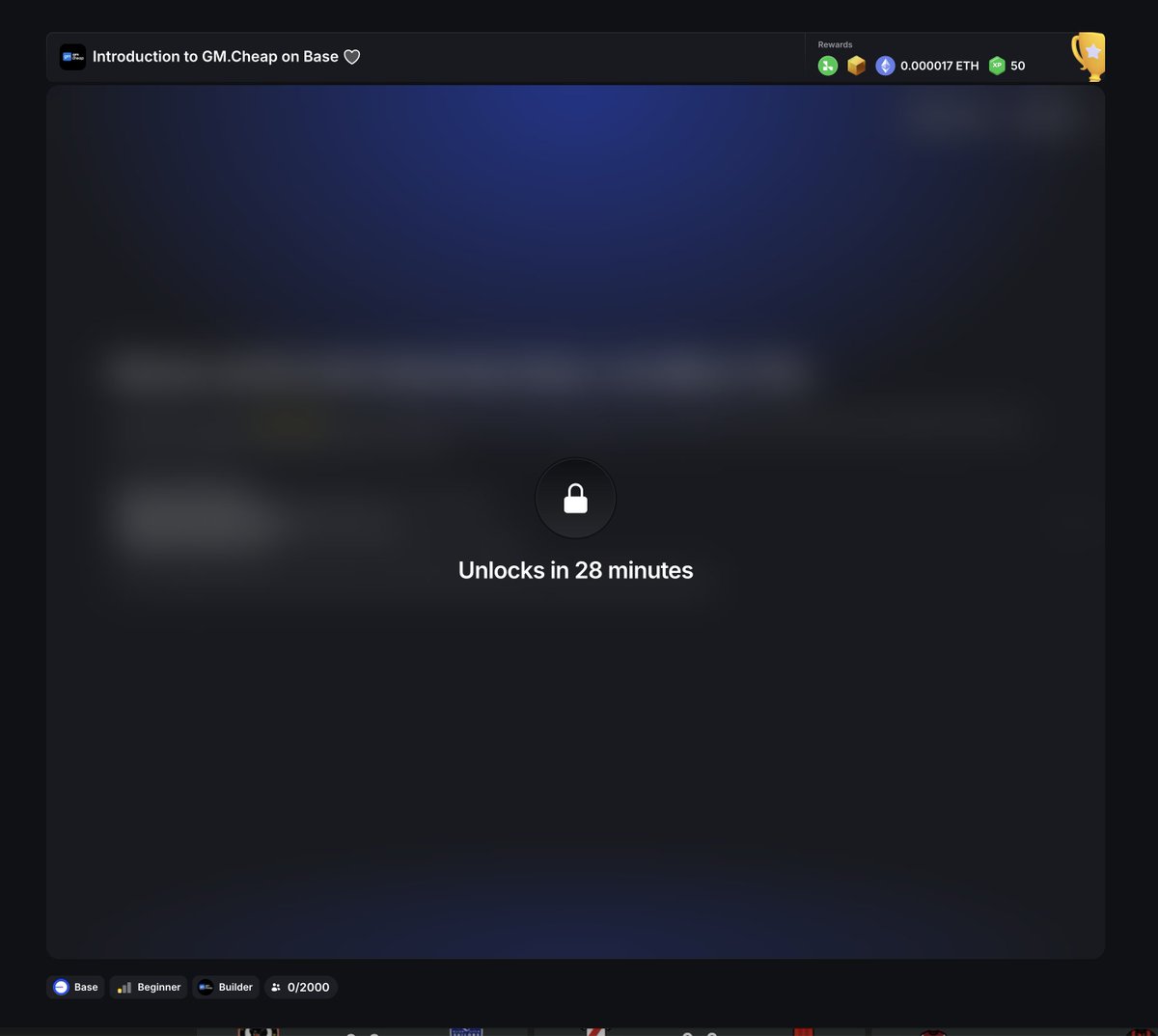 riftextrade's tweet image. ⚡️ 28 minutes to go!  
Only 2,000 spots available 🚀  

CheapGM x @layer3 Quest on @base   🌞  

👉 Join now: app.layer3.xyz/activations/gm…  

#Base #Layer3 #cheapgm #OnchainGM