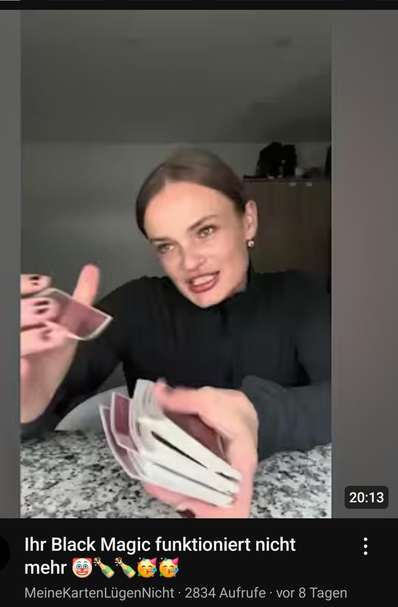 youtu.be/IFY_oTgg5-w?si…
Dogu OH DOGU...DEINE KLEINEN PUZZY VERRATEN SICH ALS BLACK WITCH.TAROT WÄHRE BLACKMAGIC🤣🤮wie alt ist die jetzt naja alle Kriminelle <a href="/Doqu777/">Doqu</a> ihr fallt alle auf evilchen...