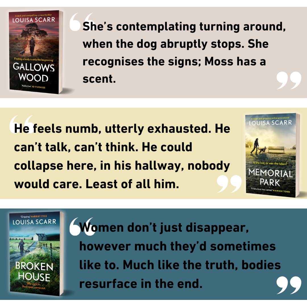 With just over three weeks to go until the publication of Broken House, here are a few of my favourite quotes so far from all the books.
What are your favourites from books you’ve read recently?
(Preorder Broken House here: geni.us/nnlu)
#crimefiction #booktwitter