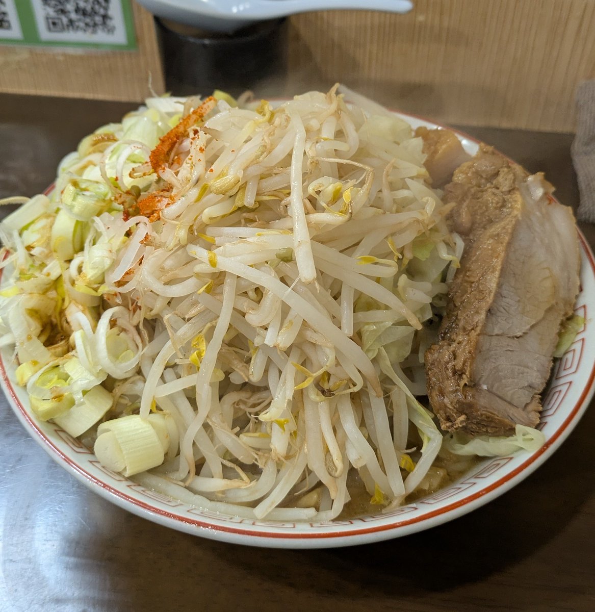 自家製麺まさき本店
『らーめん🔥』
ノーマルねぎTPでらーめんを！スープうまい！麺もぷりんとしててうまい！今日も腹パン！！
ごちそうさまでした🙏
