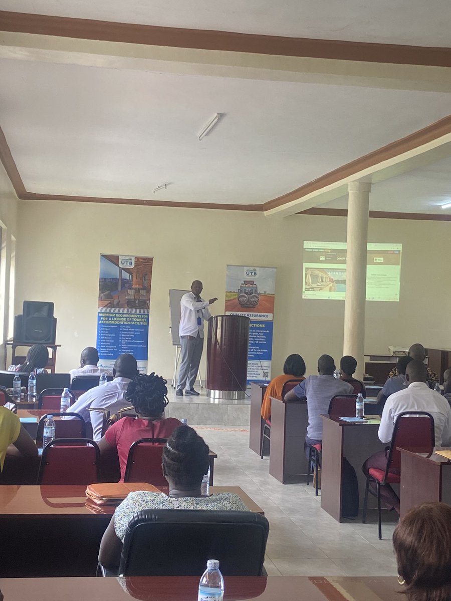Great thanks to all Arua hospitality stakeholders who attended the our sensitization workshop on hospitality standards. 

Your participation and engagement were invaluable. Together, let's elevate Arua and West Nile region's tourism potential.

#ExploreUganda 
#QualityAssurance