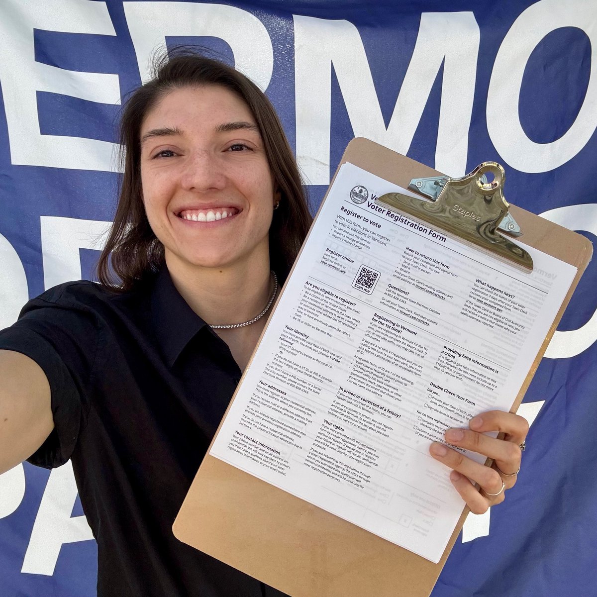 I’m focused on making sure Vermonters have the resources and information they need to participate in our elections. Protecting voting rights, empowering every voter, strengthening our democracy, and staying connected to our communities is year-round work — and I’m all in.
