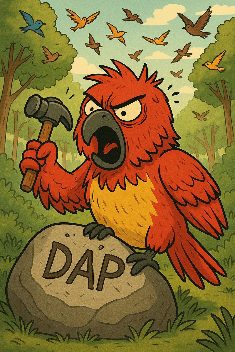 Dapcoin isn’t written in paper… it’s carved in stone 🪨🦜

Building $DAP into stone 🪨
Not just noise but leaving marks that we last.
Foundation today, tomorrow legacy.  

Major update we be released! 🔜