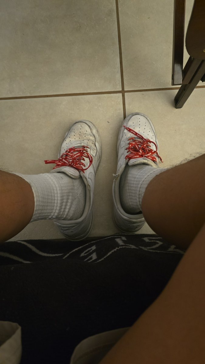 Got a chance to meet up with <a href="/nikeboi0991/">Elijah Waters 💦</a> for a little fun. His Nike Air Force was warm and moist AF!