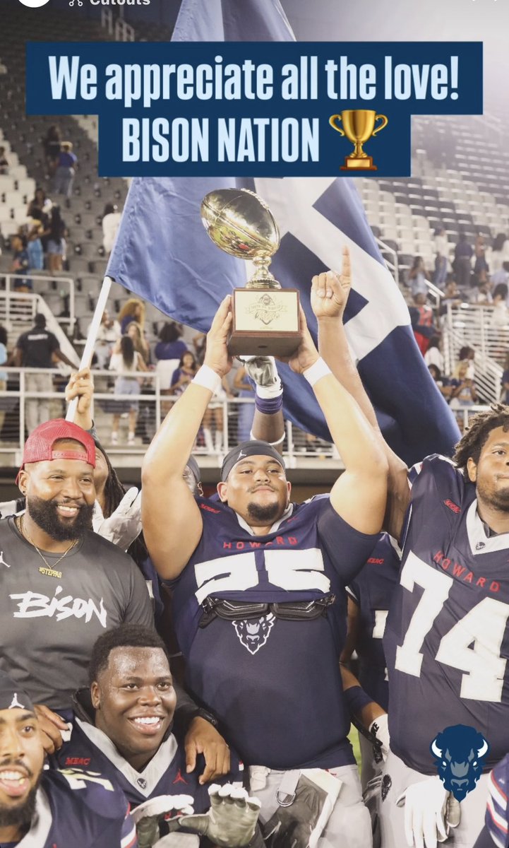 CoachLA73's tweet image. Boom! Top of the morning! Should’ve been a Bison! #HUYouKnow