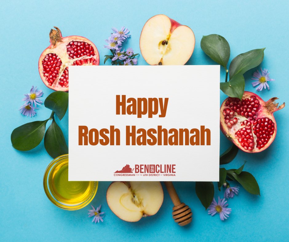 Congressman Ben Cline (@repbencline) on Twitter photo Wishing a blessed and joyous Rosh Hashanah to all celebrating in the Sixth District and around the world. May this new year be filled with peace, good health, and joy. Shana Tova! Wishing a blessed and joyous Rosh Hashanah to all celebrating in the Sixth District and around the world. May this new year be filled with peace, good health, and joy. Shana Tova!