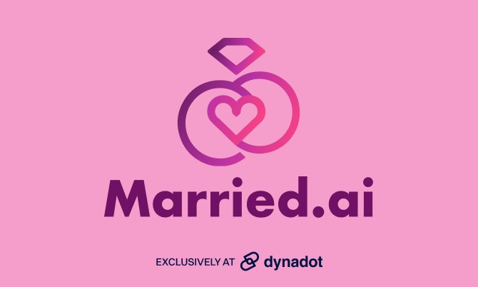 Married.ai Exclusively at <a href="/Dynadot/">Dynadot 🦾</a> 

Where innovation meets connection.

Perfect for AI in dating, wedding tech, counseling &amp; companionship.
One word. Emotional. Brand-ready.

DM to acquire.

#MarriedAI #AI #LoveTech #WeddingTech #Branding #Startups #PremiumDomains