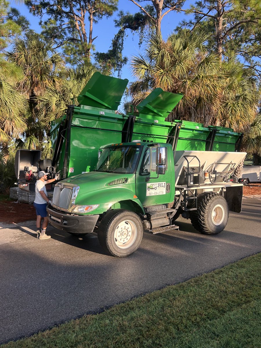Watering in a little weed and feed ⁦<a href="/PGAVillage/">PGA Golf Club at PGA Village</a>⁩ this morning. Thank you <a href="/rljservicesinc/">Rick Jones</a> for your partnership.