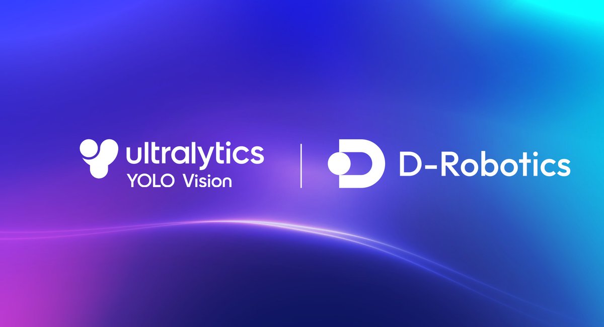 DRoboticsDev's tweet image. D-Robotics is proud to be attending YOLO Vision 2025 in London on September 25! #YV25, powered by @ultralytics , brings the open-source vision AI community together. We will be there to explore the latest breakthroughs in computer vision, exchange ideas, and connect with the…
