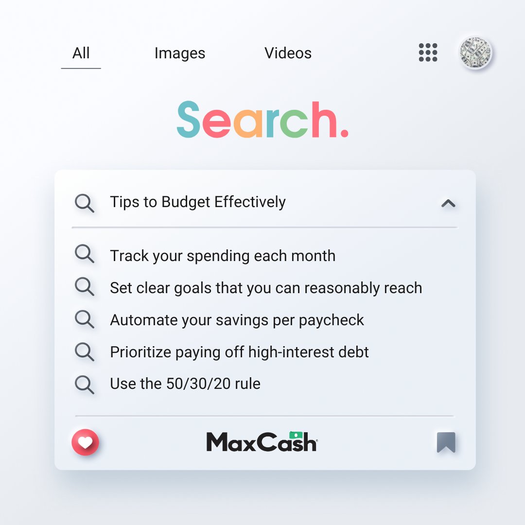 Check out the Financial Resources Toolkit by Max Cash® for FREE PDF guides on the 50/30/20 rule, debt snowball method, and more. 📘💡 #BudgetSmart #MaxCash #FinancialFreedom

👉 Download now and start your journey: maxcash.com/toolkit/