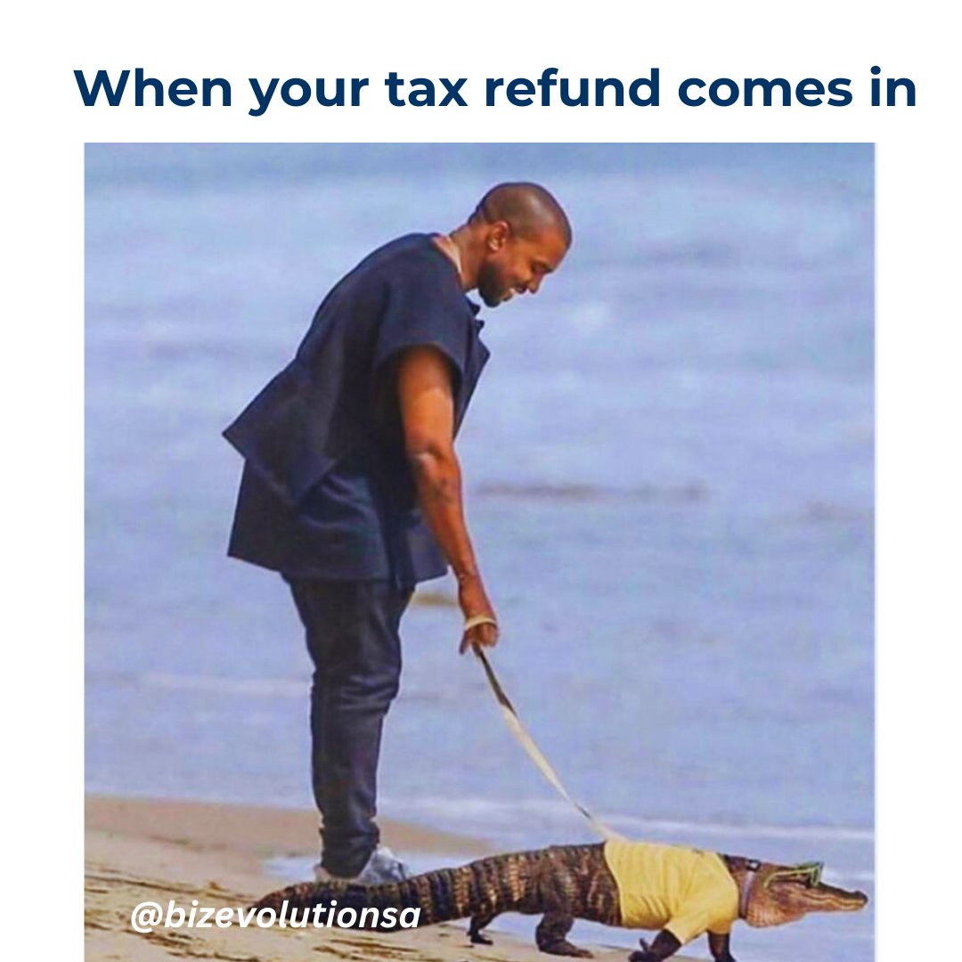 BizEvolutionSA's tweet image. “When your tax refund finally comes in… 🦎💸 😂

Let Biz Evolution help you get your refund right !

#TaxSeason #taxrefund #BizEvolution #FinancialFreedom  #SARS #tebogogmashego  #deadline2025 #taxdeadline #TrendingNow #MarriedAtFirstSightMzansis2 #CarlingKnockout