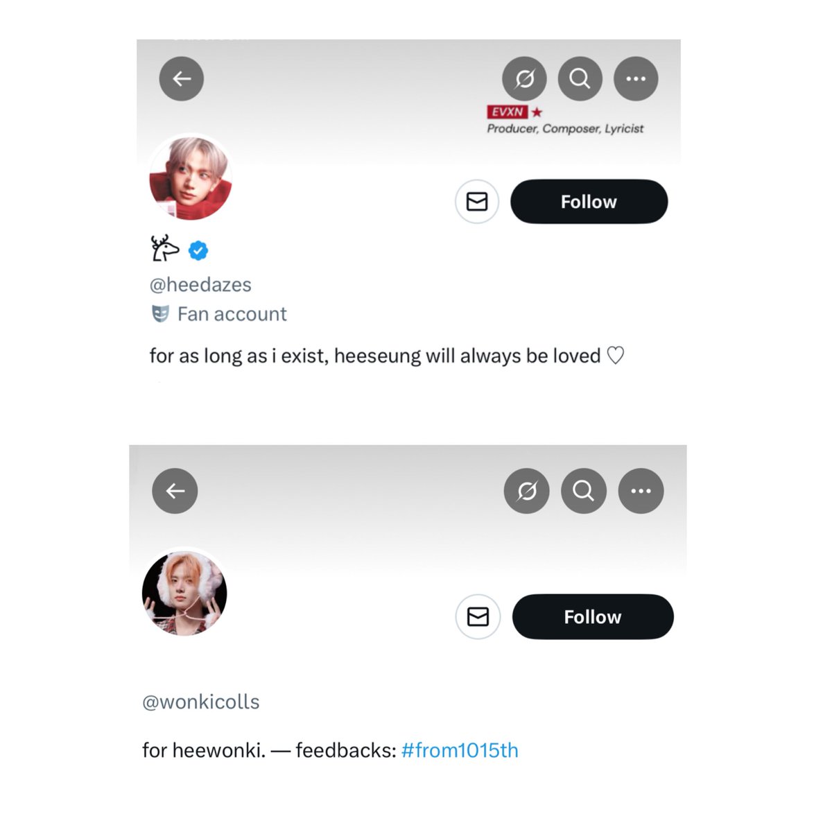 [🚨]

We received a report about this user’s new accounts. 

Proofs are sent to us. Contact numbers associated with her old accounts (@.lhspayo &amp; @.lhsvibes) and screenshots, but we will not be posting it for privacy. 

🔗: x.com/heedazes
🔗: x.com/wonkicolls