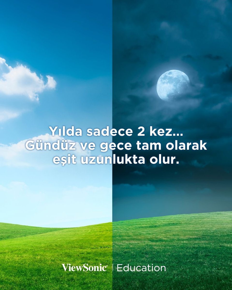 VSClassroomTR's tweet image. 🌗 Gece ve gündüz eşitlendi…

Bugün ekinoks! Doğa, dengeyi hatırlatıyor…

Işıkla karanlık, geceyle gündüz eşitlenirken ekinoksu yakından tanıyalım! 🌄

#ViewSonic #ViewSonicClassroom #ViewSonicEducation #ViewSonicEğitimciTopluluğu