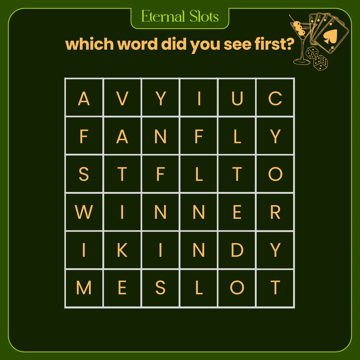 We’re curious… what’s the first word your eyes caught? 🤔 Comment it down below ⬇️🍀