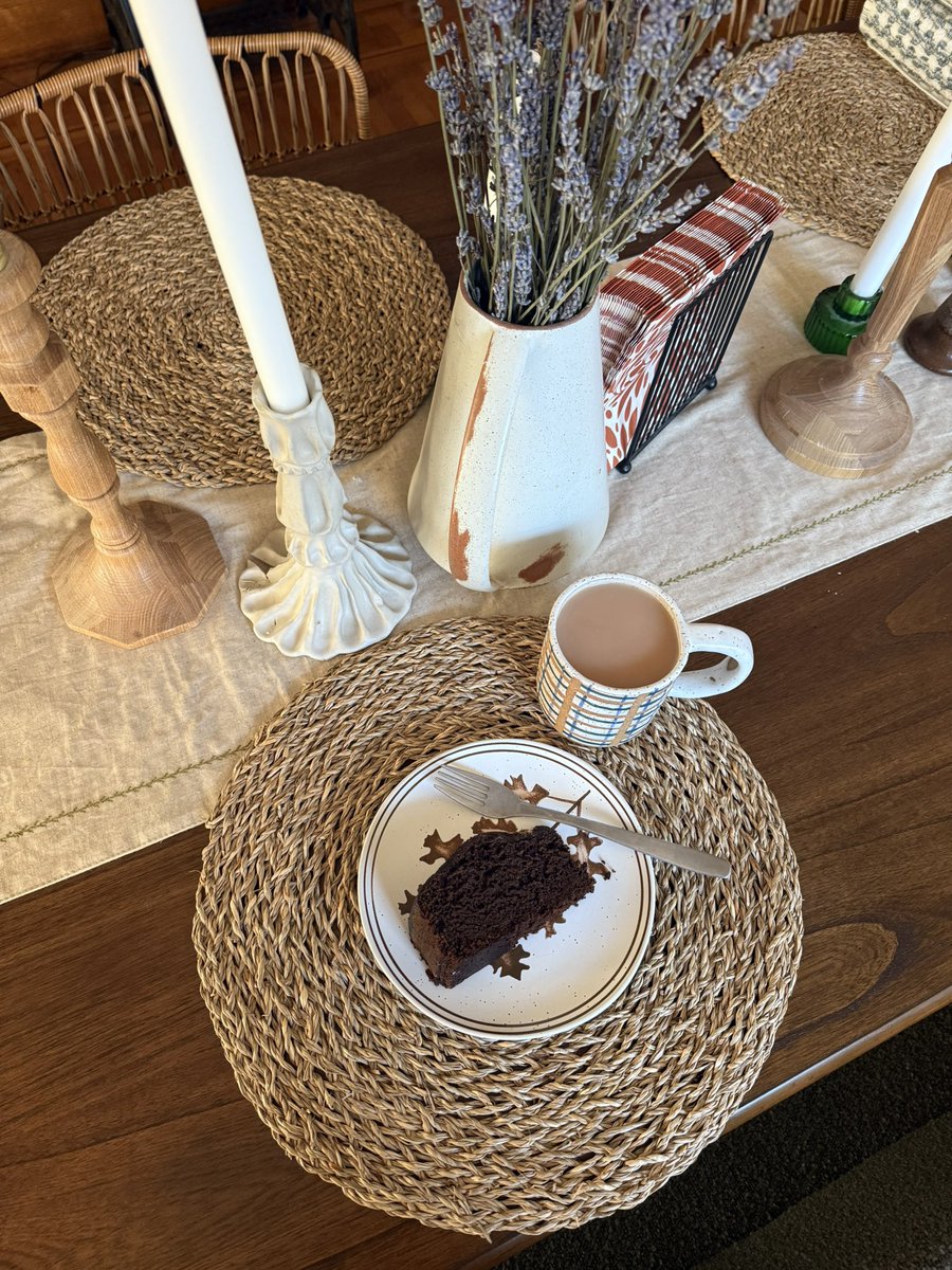 C. E. Aubin? (@ceaubin) on Twitter photo My homemade ginger cake breakfast situation this morning is very much giving Christian Girl Autumn™ My homemade ginger cake breakfast situation this morning is very much giving Christian Girl Autumn™