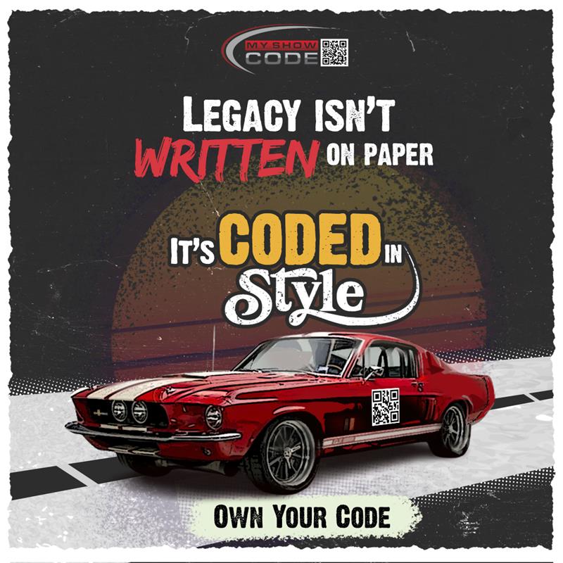 myshowcode's tweet image. Prestige at car shows in 2025 isn’t about flyers; it’s about experiences. With My Show Code, a single scan unlocks your car’s full story: specs, photos, videos &amp;amp; more. Clean, digital, and unforgettable.

Turn admiration into legacy: myshowcode.com

#MyShowCode #LuxuryCar