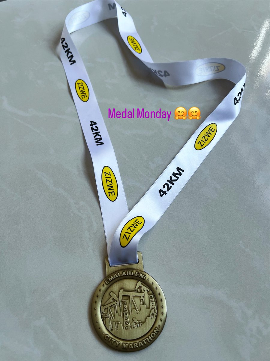 Medal Monday 🤗#RunningWithTumiSole