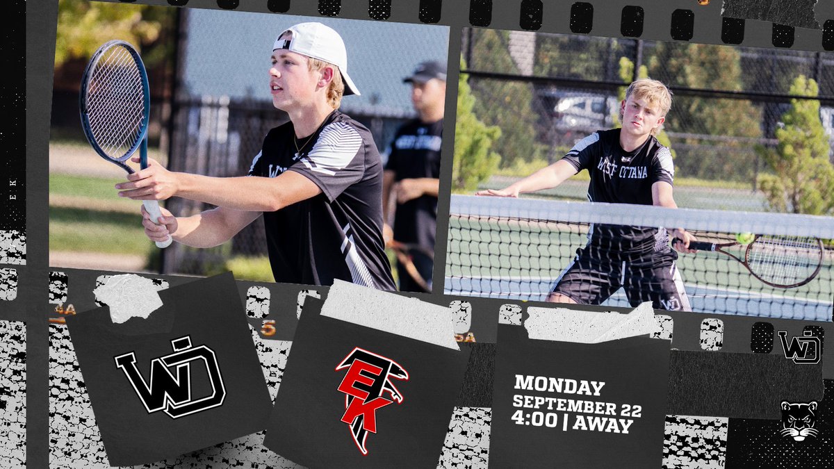 Boys varsity tennis travels to East Kentwood to continue OK-Red Conference play this afternoon. Match starts at 4:00. GO WO!
<a href="/wopanthers/">West Ottawa Panthers</a>
<a href="/WestOttawaHS/">West Ottawa HS</a>