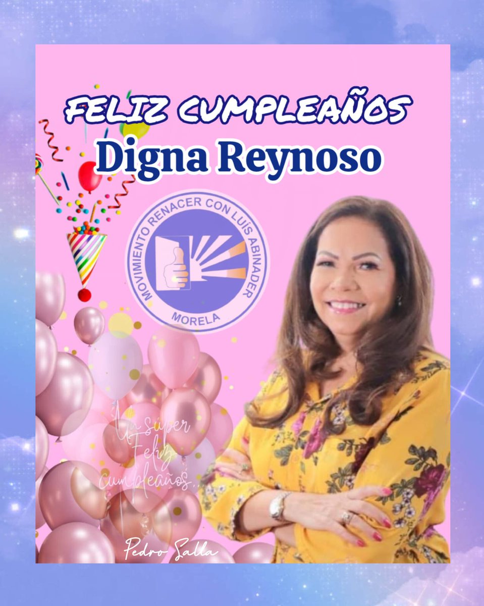 psalla58's tweet photo. Hoy desde nuestro Movimiento Renacer con Luis Abinader, (@MovMorela), nos unimos con jubilo y alegria a la celebración del cumpleaños de nuestra admirada y ejemplo de vocación de servicio y honestidad, Doña Digna Reynoso.
 
¡Feliz cumpleaños! https://t.co/NOWXRNXuqx