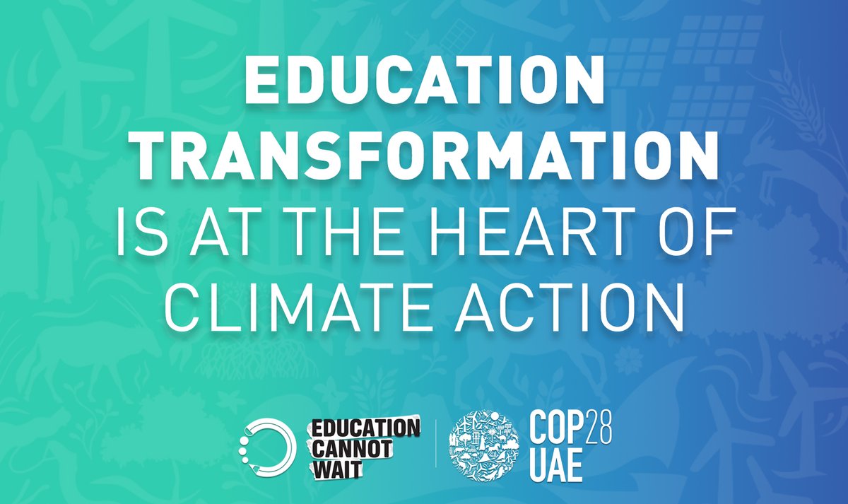 Education Transformation is at the Heart of #ClimateAction! 

Please retweet if you agree with these #TuesdayThoughts &amp; that #EducationCannotWait for any child.

#KeepHopeAlive <a href="/BMZ_Bund/">Bundesentwicklungsministerium</a> @DFAT <a href="/DanishMFA/">Denmark MFA 🇩🇰</a> @Noradno <a href="/CanadaDev/">Development Canada</a> #222MillionDreams✨ 📚