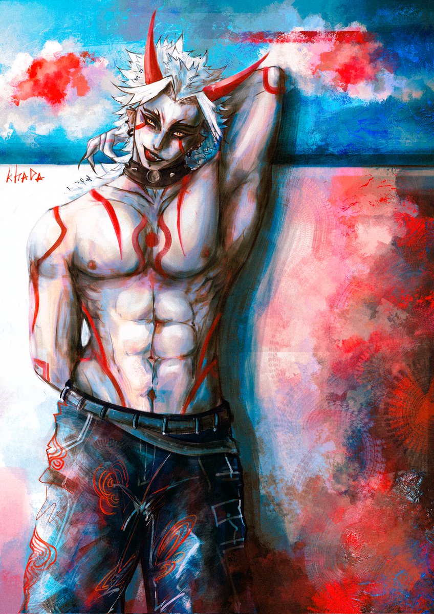 Arataki Itto from Genshin Impact 
#digitalart #GenshinImpact  #AratakiItto #Itto #fanart