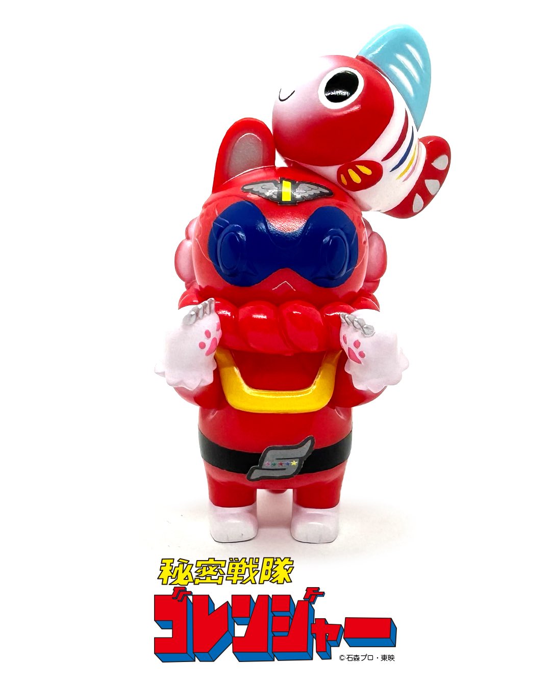郷土玩具怪獣　イヌハリゴン　照紗　個展カスタムソフビ 犬張子進撃絵巻 アーティスト・照紗氏が個展「郷土玩具怪獣招福絵巻展」で新作