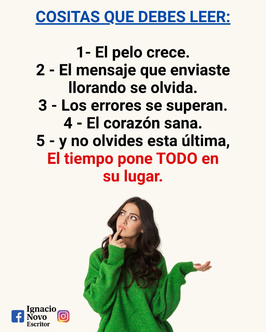 Frases y consejos de vida (@ignacionovo) on Twitter photo 