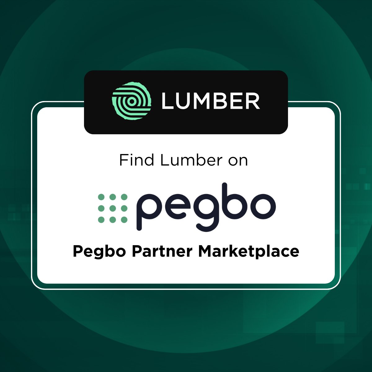 Lumber is now officially listed on the @PegboInc Partner Marketplace!
👉 Check us out on Pegbo and see how we can support your success: hubs.la/Q03Kg3bP0

#Lumber #Pegbo #PartnerMarketplace #Contractors #WorkforceManagement #ConstructionTech