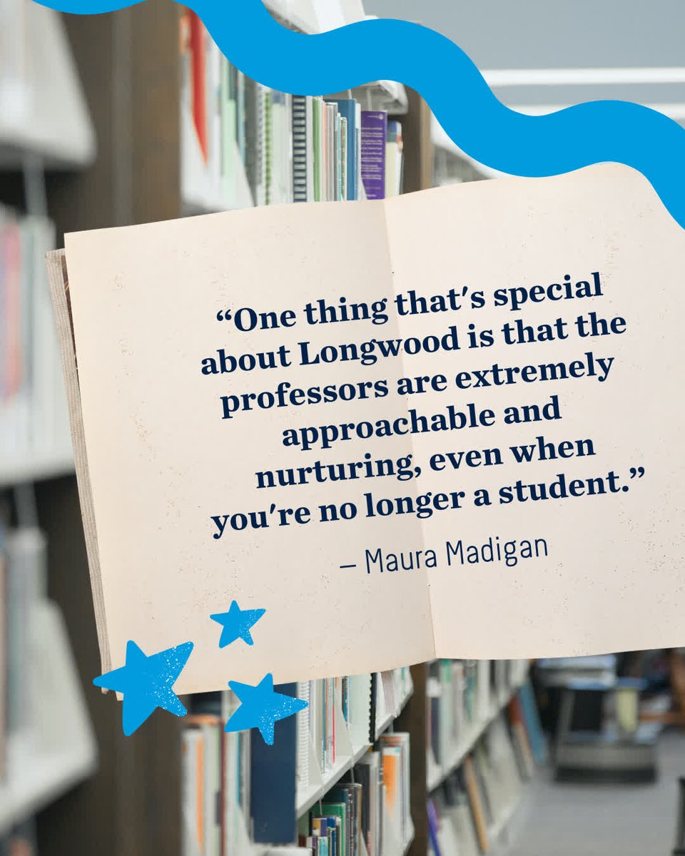 LongwoodCGPS's tweet photo. Since earning her school librarianship endorsement in 2015, Maura Madigan has made a great impact! Now? She recently released her third book! It wouldn't have been possible without the support of her Longwood peers and professors! Congratulations, Maura! π #LWGradStudies https://t.co/MI1mFdxUaF