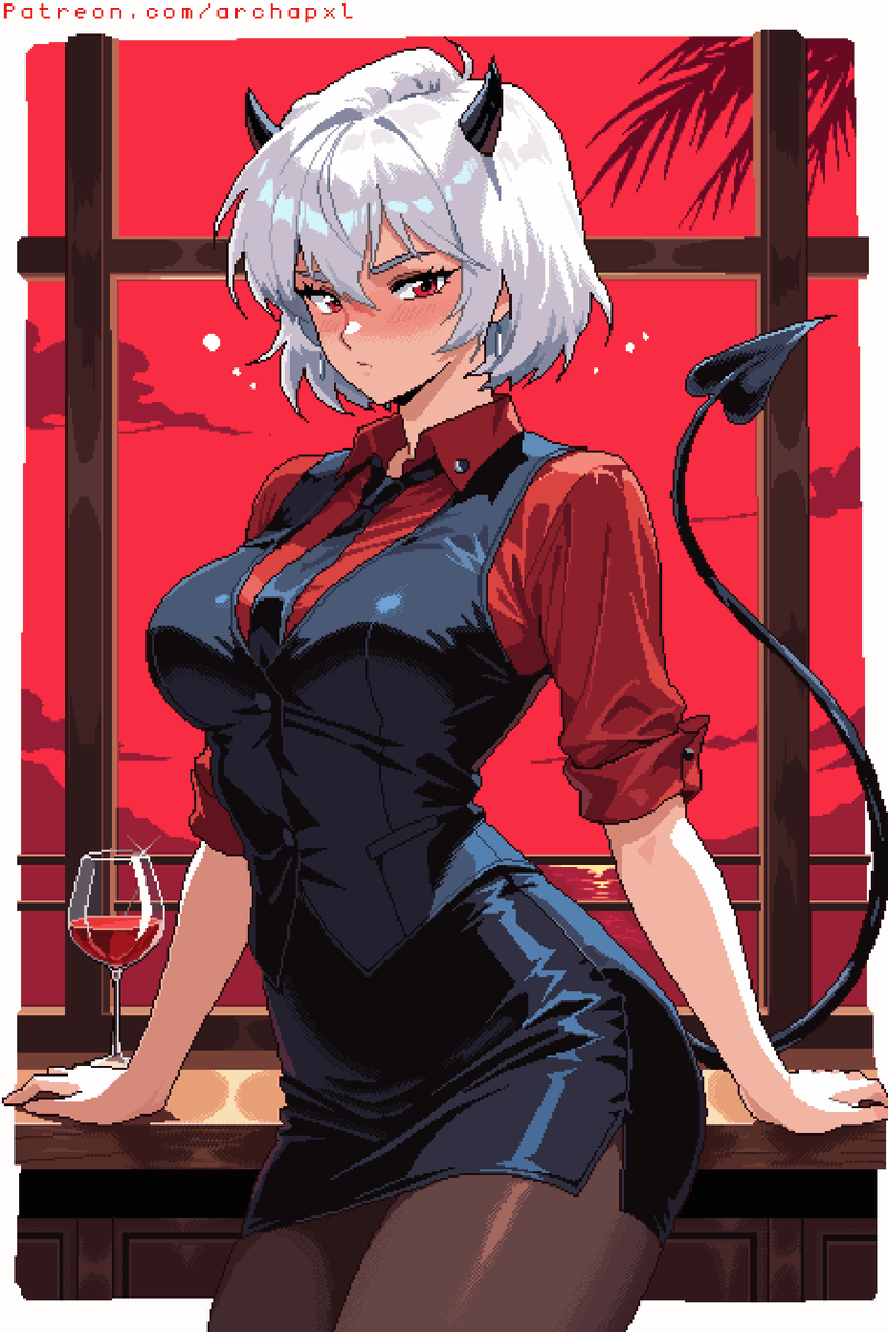 archapxl's tweet image. Retro Malina